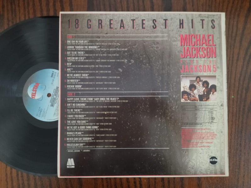 Michael Jackson + Jackson 5 - 18 Greatest Hits (UK VG)