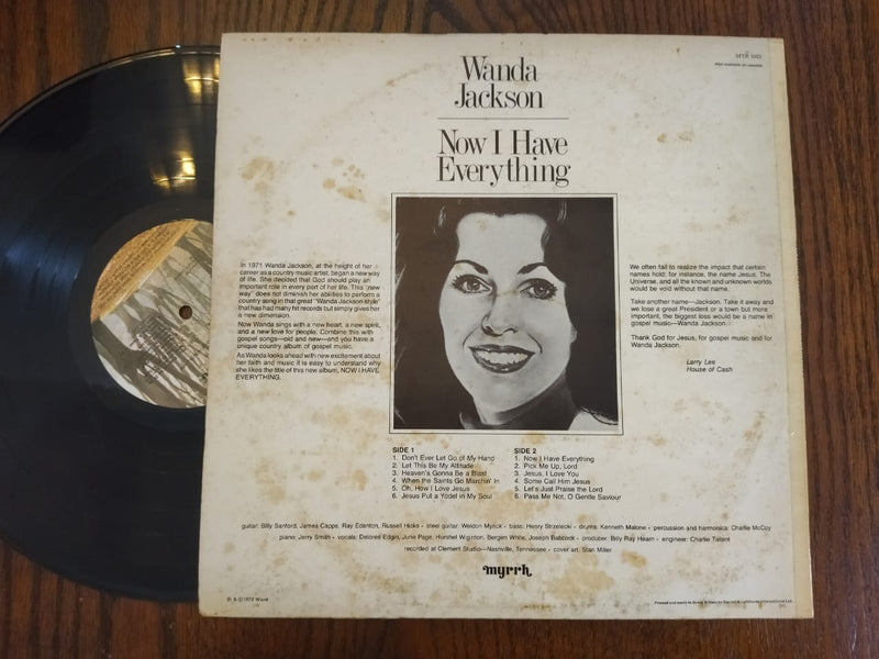 Wanda Jackson – Now I Have Everything (UK VG+)