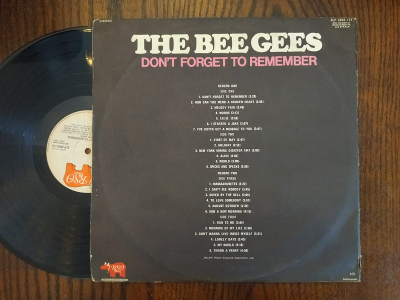 Bee Gees - Don't Forget To Remember (RSA VG) 2LP Gatefold