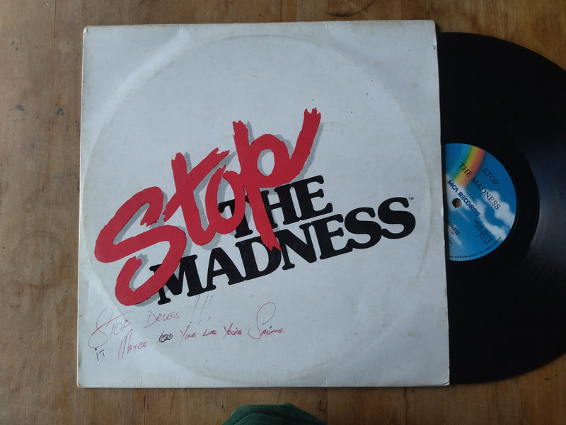 VA - Stop The Madness 12" (RSA VG+) Whitney Houston etc.