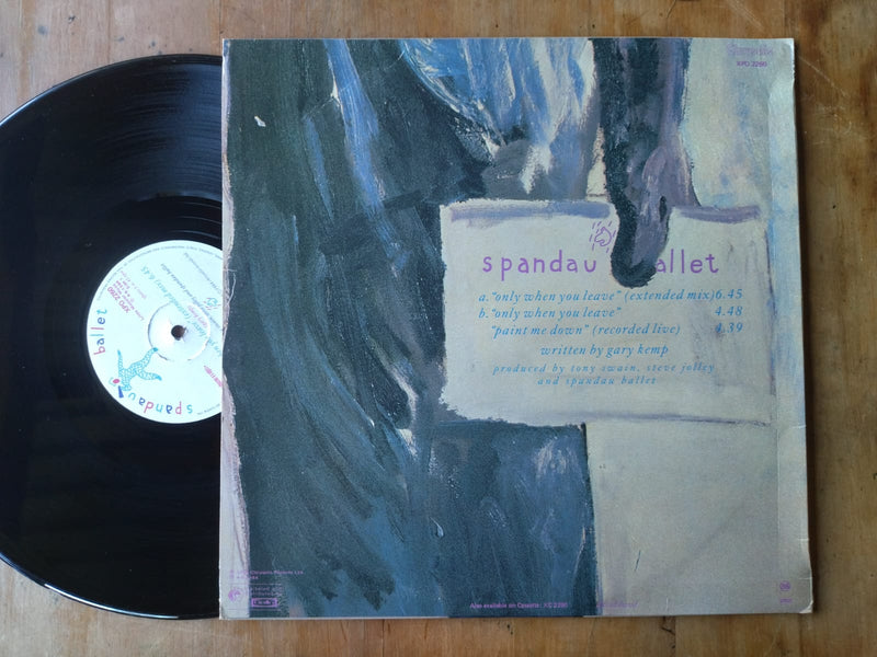 Spandau Ballet - Only When You Leave 12" (RSA VG+)