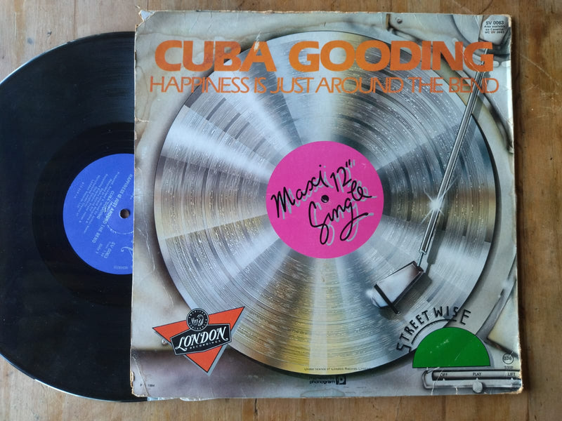 Cuba Gooding - Happiness Is Just Around The Bend 12" (RSA VG+)