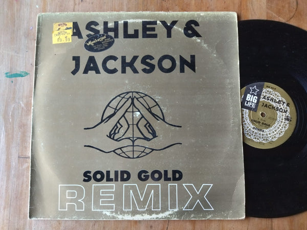 Ashley & Jackson – Solid Gold (Remix) 12" (UK VG+)