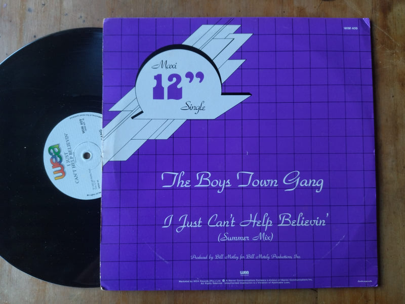 The Boys Town Gang - I Just Cant Help Believin 12" (RSA VG+)