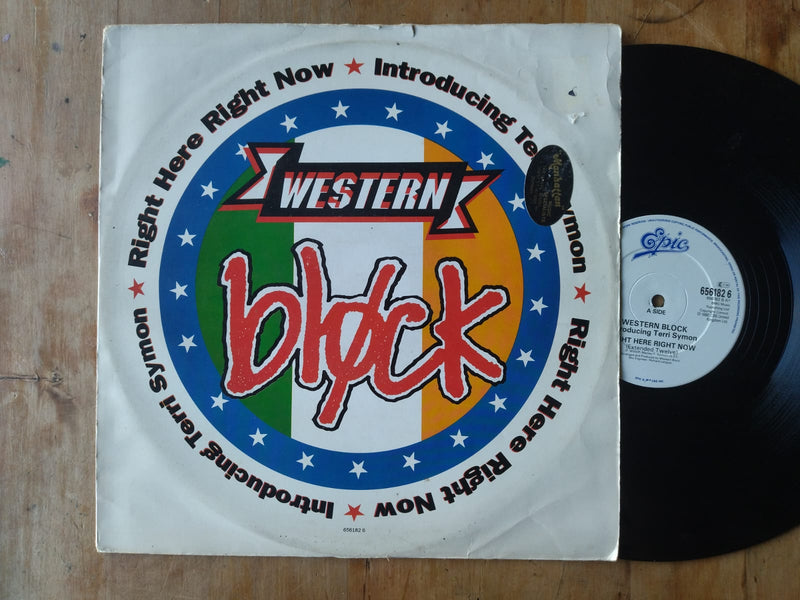 Western Block - Right Here Right Now 12" (UK VG)