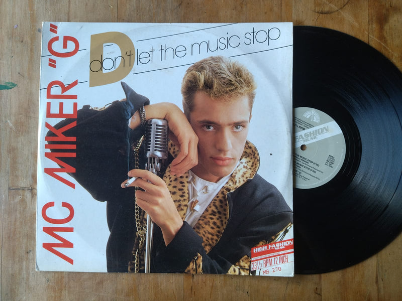 MC Miker G - Don't Let The Music Stop 12" (USA VG)