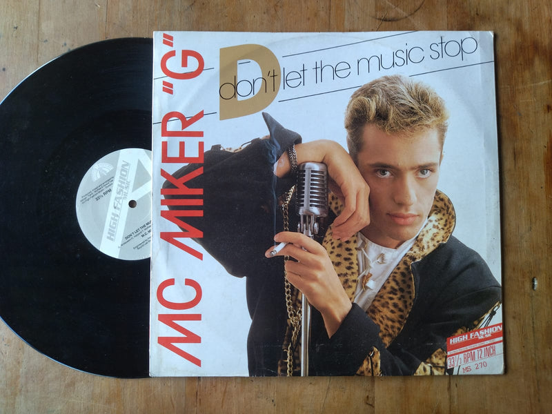 MC Miker G - Don't Let The Music Stop 12" (USA VG)