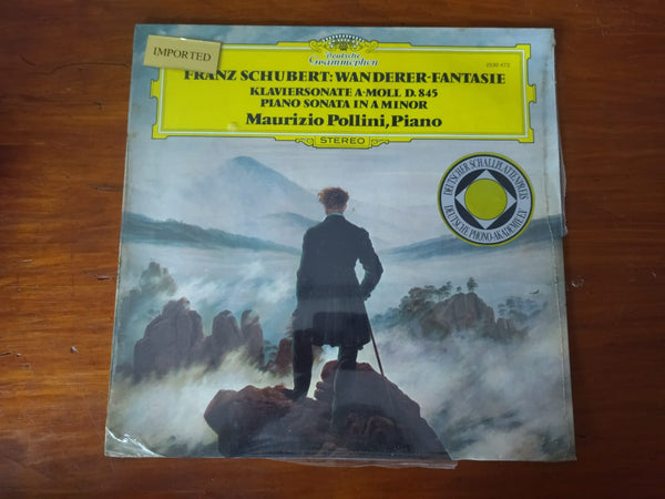 Franz Schubert - Maurizio Pollini – Wanderer-Fantasie / Klaviersonate a-moll D. 845 - Piano Sonata In A Minor (Germany EX) Sealed