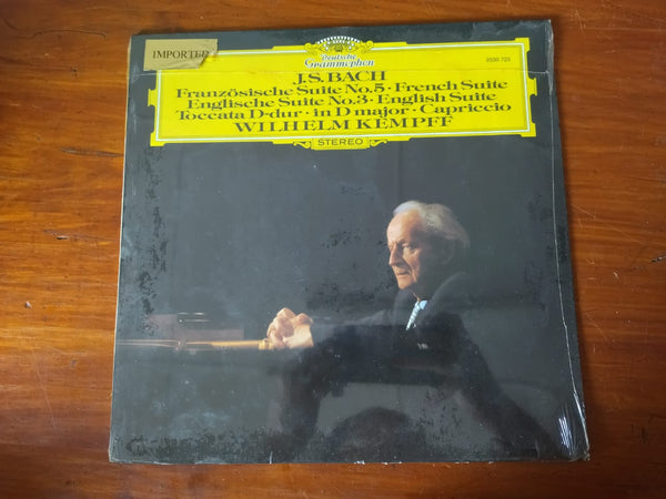 J.S.Bach* - Wilhelm Kempff – Französische Suite No.5 = French Suite, Englische Suite No.3 = English Suite, Toccata D-Dur = In D Major, Capriccio (Germany EX) Sealed