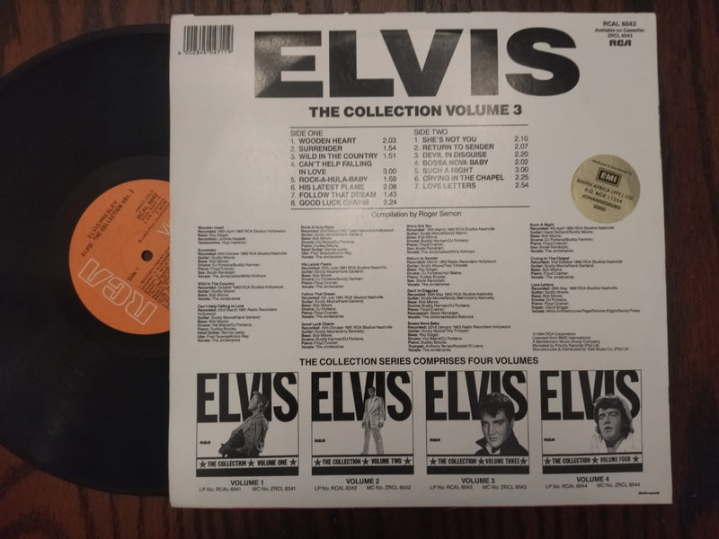 Elvis Presley - The Collection Volume Three (RSA VG+)