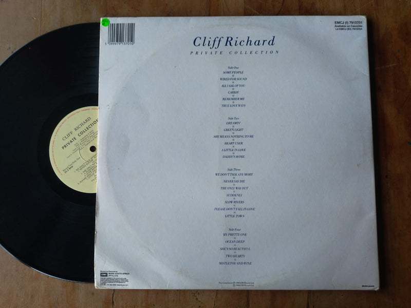 Cliff Richard - Private Collection 1979 - 1988 (RSA VG) 2LP Gatefold