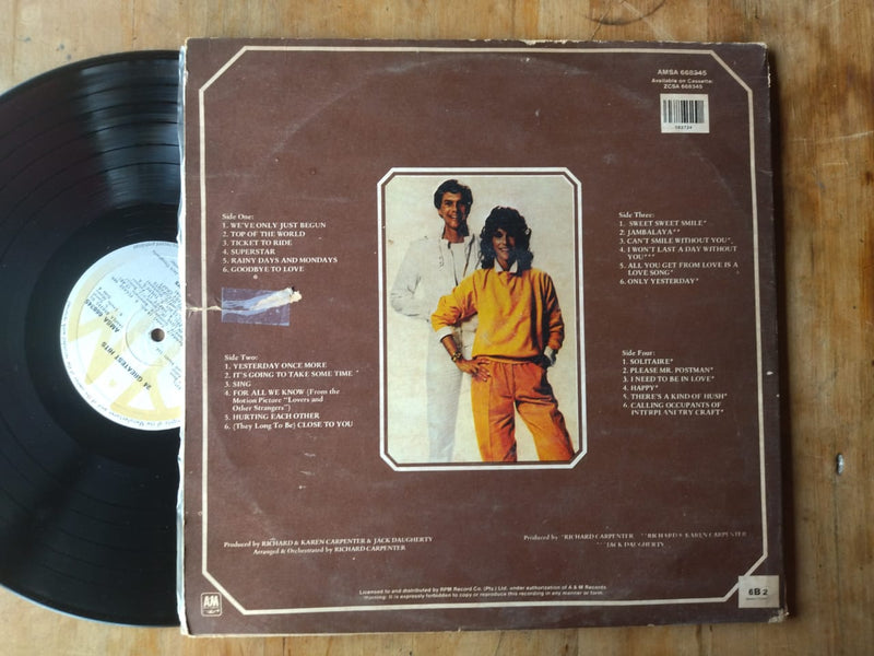 Carpenters - 24 Greatest Hits (Zim VG+) 2LP Gatefold