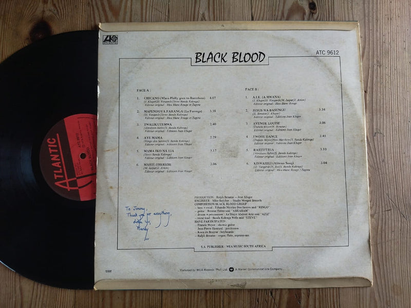 Black Blood - Black Blood (RSA VG/VG+)