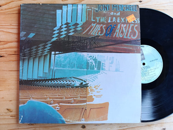 Joni Mitchell And L.A. Express - Miles Of Aisles (USA VG) 2LP Fold Out