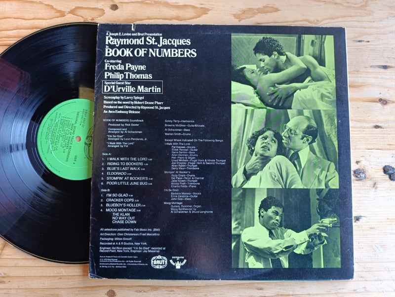 Book Of Numbers OST (USA VG+) Die Cut Gatefold Sonny Terry Brownie McGhee