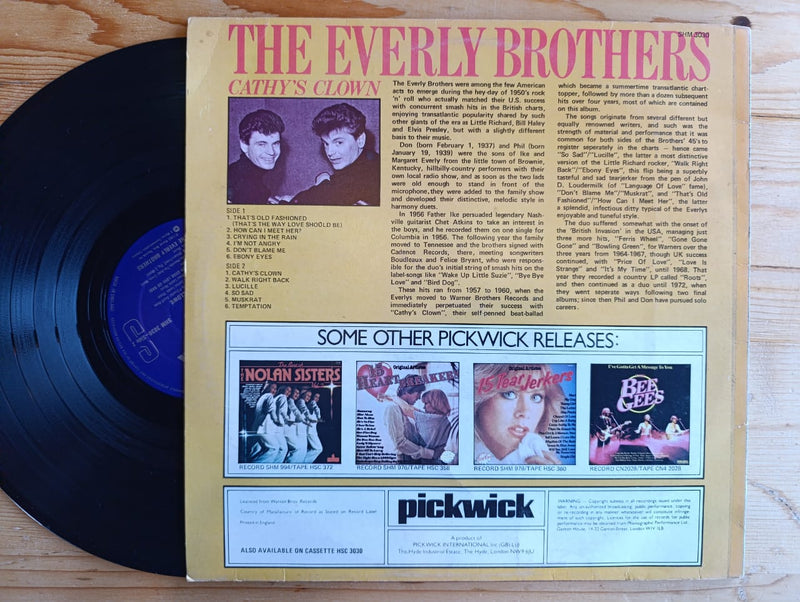 The Everly Brothers – Cathy's Clown (UK VG/VG+)