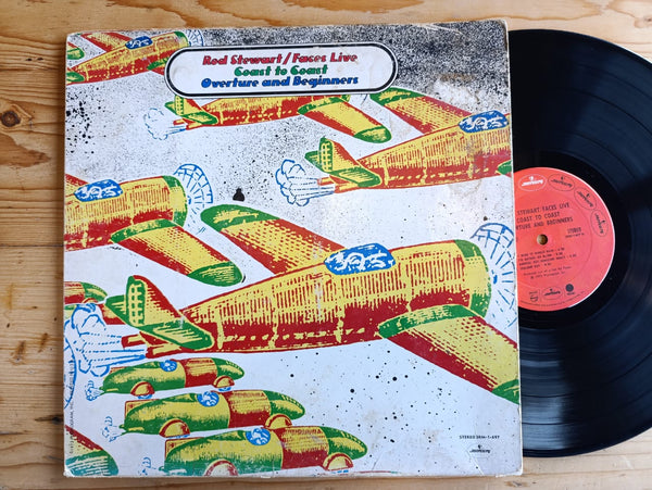 Rod Stewart / Faces Live - Coast To Coast Overture And Beginners (USA VG-) Gatefold