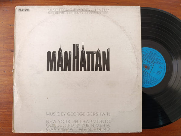 George Gershwin, New York Philharmonic, Zubin Mehta, Gary Graffman – Music From The Woody Allen Film "Manhattan" (Germany VG+)