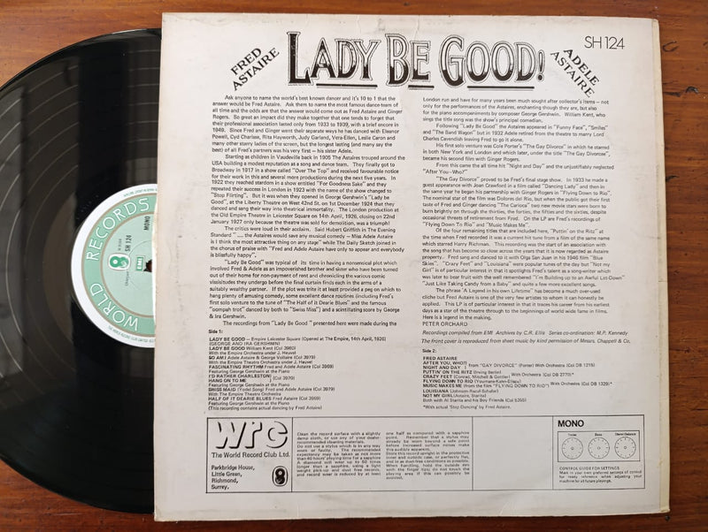 Fred And Adele Astaire – Lady Be Good! (UK VG+)