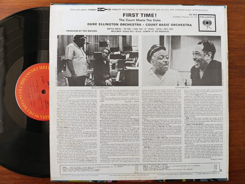 Duke Ellington / Count Basie - First Time! (USA VG+)