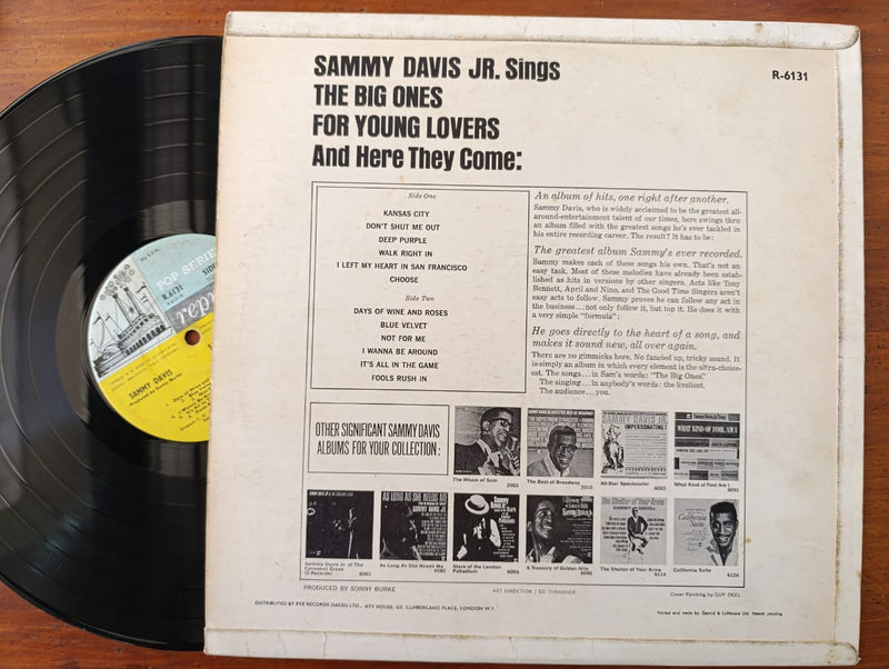 Sammy Davis Jr. – Sings The Big Ones For Young Lovers (UK VG)