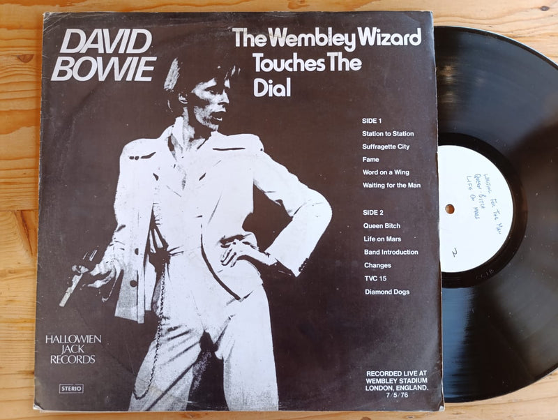 David Bowie – The Wembley Wizard Touches The Dial (UK VG+) 1976 Unofficial