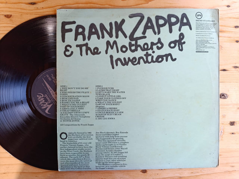 Frank Zappa & The Mothers Of Invention (UK VG)