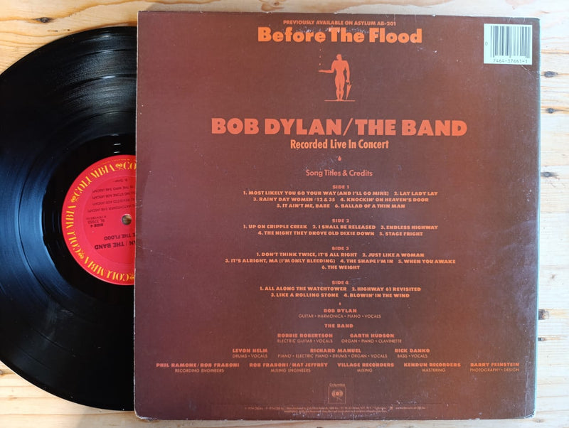 Bob Dylan & The Band - Before The Flood (USA VG+) 2LP Gatefold