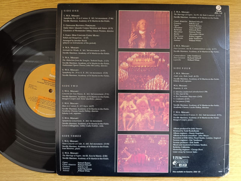Amadeus OST (RSA VG+) 2LP Gatefold