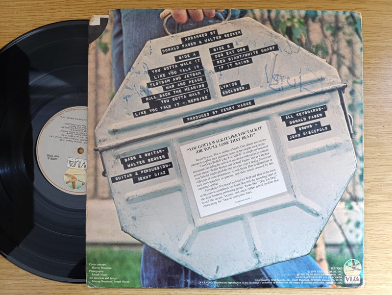 Donald Fagen, Walter Becker, Denny Diaz – You Gotta Walk It Like You Talk It (Or You'll Lose That Beat) (USA VG+)