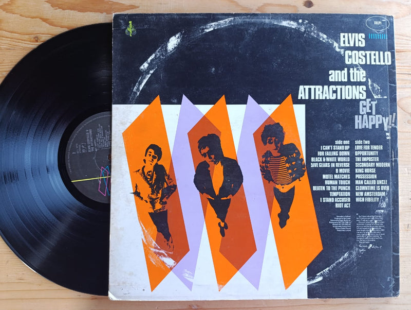 Elvis Costello & The Attractions - Get Happy! (UK VG)