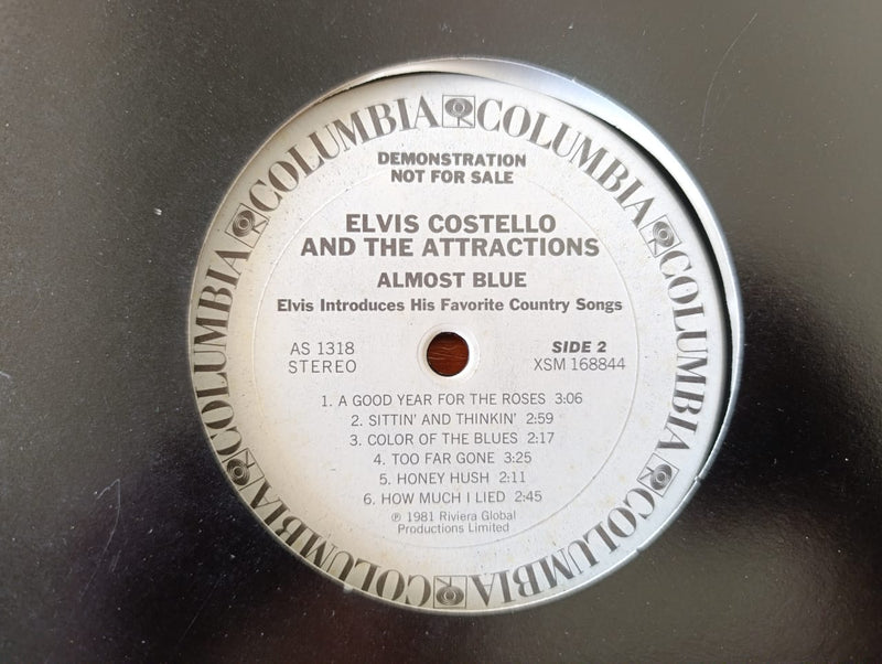 Elvis Costello And The Attractions – Almost Blue (Elvis Introduces His Favorite Country Songs) (USA VG+)