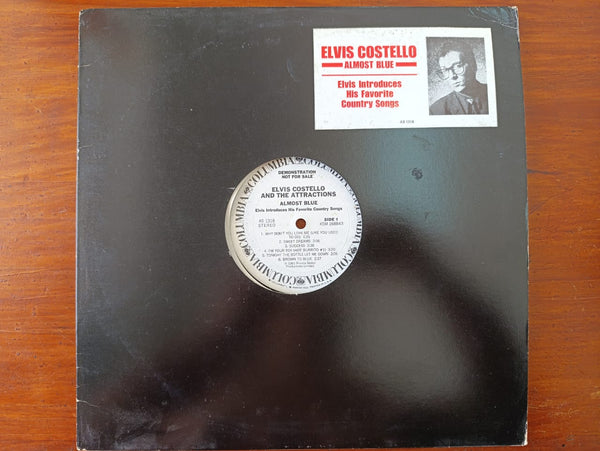 Elvis Costello And The Attractions – Almost Blue (Elvis Introduces His Favorite Country Songs) (USA VG+)