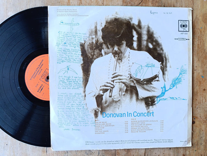 Donovan - In Concert (RSA VG-)