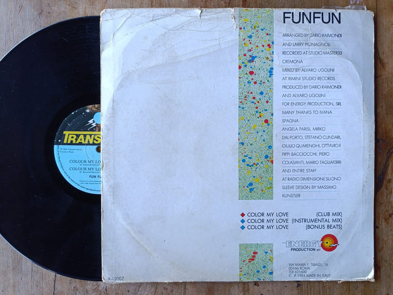Fun Fun - Color My Love 12" (RSA VG-)