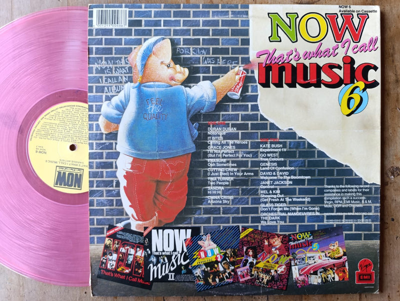 NOW That's What I Call Music 6 (RSA VG) Gatefold Pink Vinyl