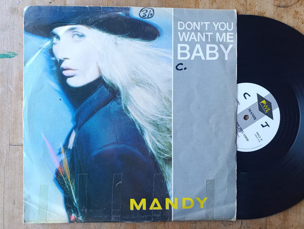 Mandy - Don't You Want Me Baby 12" (UK VG)