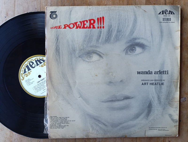 Wanda Arletti - Love Power!!! (RSA VG) Gatefold
