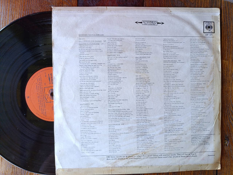 Simon & Garfunkel - Bookends (RSA VG)