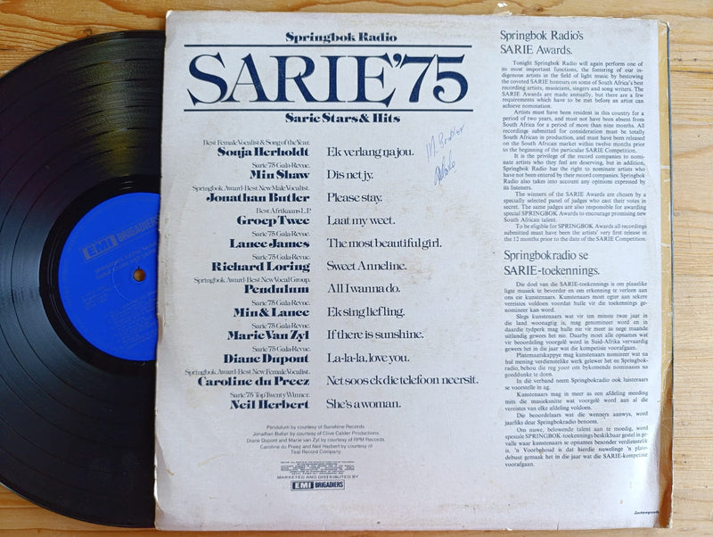 VA - Springbokradio Sarie '75 (RSA VG)