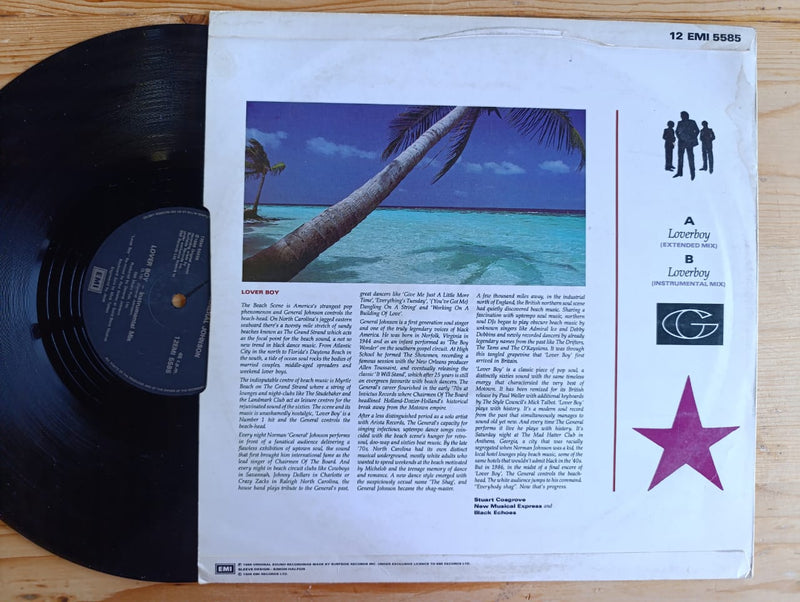Chairmen Of The Board Featuring General Johnson – Loverboy 12" (UK VG)