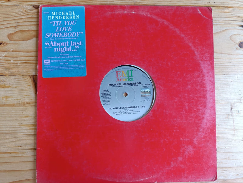 Michael Henderson - Til You Love Somebody 12" (USA VG)