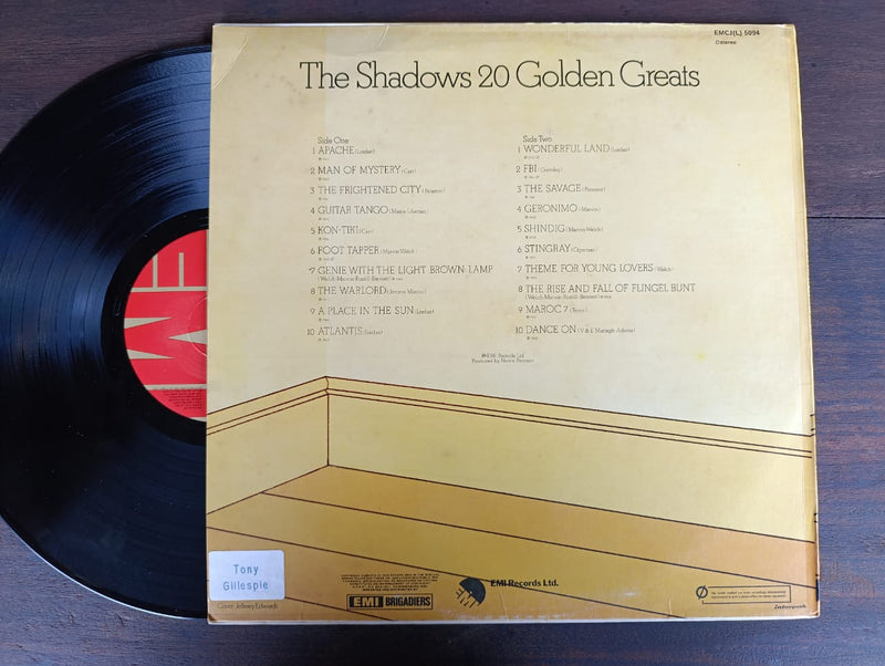 The Shadows - 20 Golden Greats (RSA VG+)