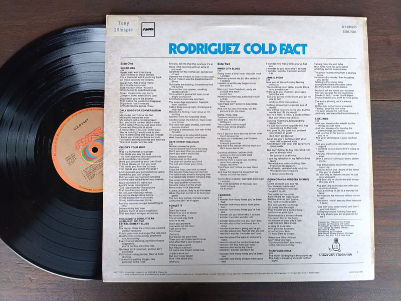 Rodriguez - Cold Fact (RSA VG)