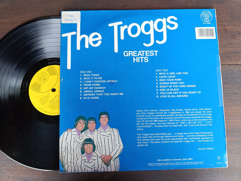 The Troggs - Greatest Hits (RSA VG+)