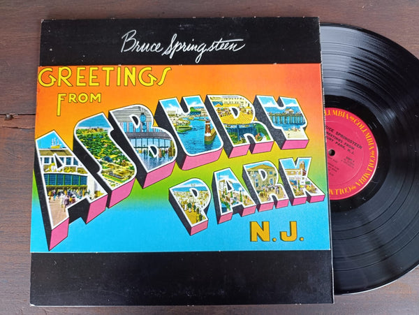 Bruce Springsteen - Greetings From Asbury Park (USA VG+) Postcard sleeve