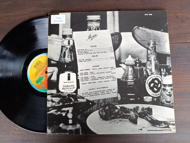 Traffic – Welcome To The Canteen (UK VG)