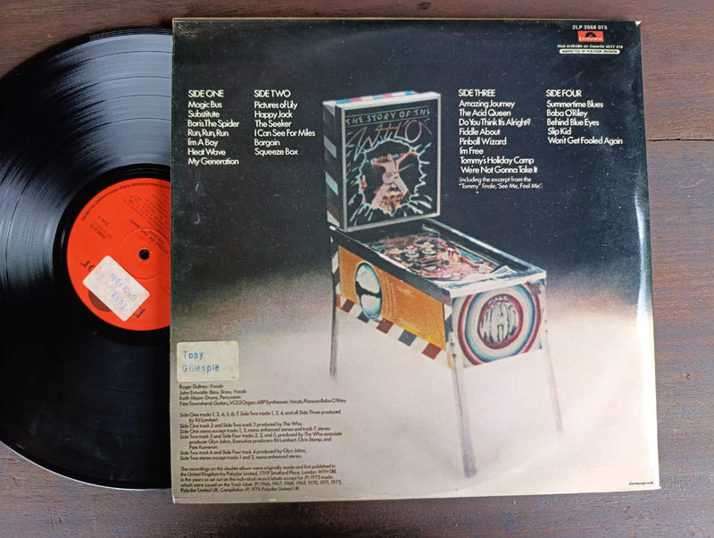 The Who - The Story Of The Who (RSA VG+) 2LP Gatefold