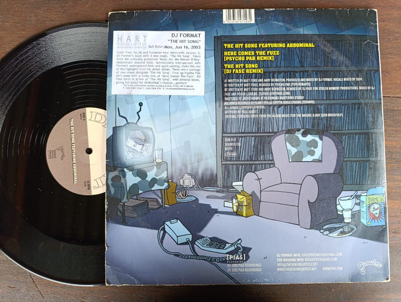 DJ Format – The Hit Song 12" (UK VG+)