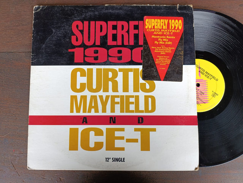 Curtis Mayfield & Ice T - Superfly 1990 12" (USA VG)